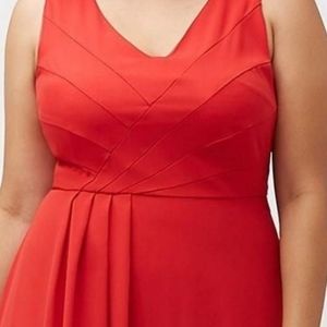 Lane Bryant red sleeveless dress size 22